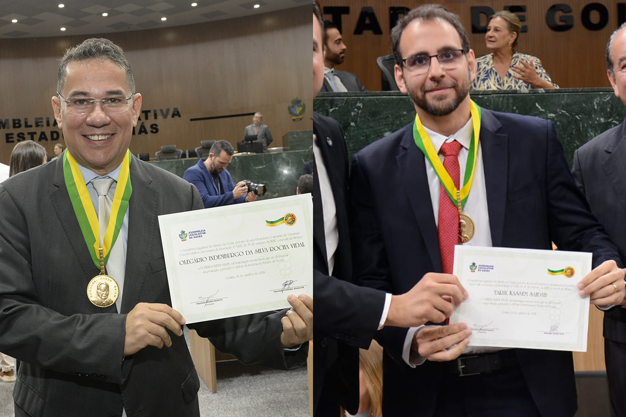 No Dia do Médico, representantes da CHS Aprendizagem recebem a Comenda Nabyh Salum
